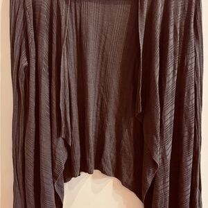 White House Black Market Brown Lightweight Draped Cardigan